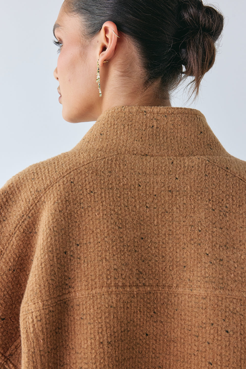 Lennon Bomber Jacket Tan | VRG GRL online
