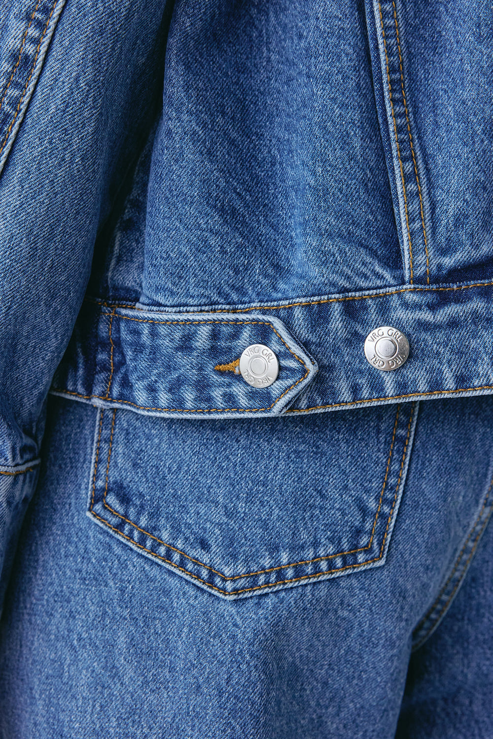 Yuki Denim Jacket Blue | VRG GRL for sale