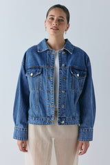 Yuki Denim Jacket Blue | VRG GRL for sale