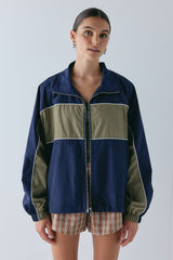 Darcy Spray Jacket Navy | VRG GRL near me