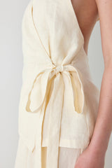 Prue Linen Top Cream | VRG GRL discount