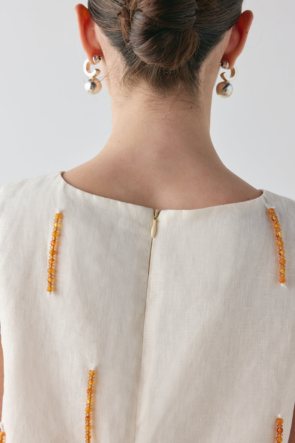 Siena Linen Top Cream | VRG GRL near me