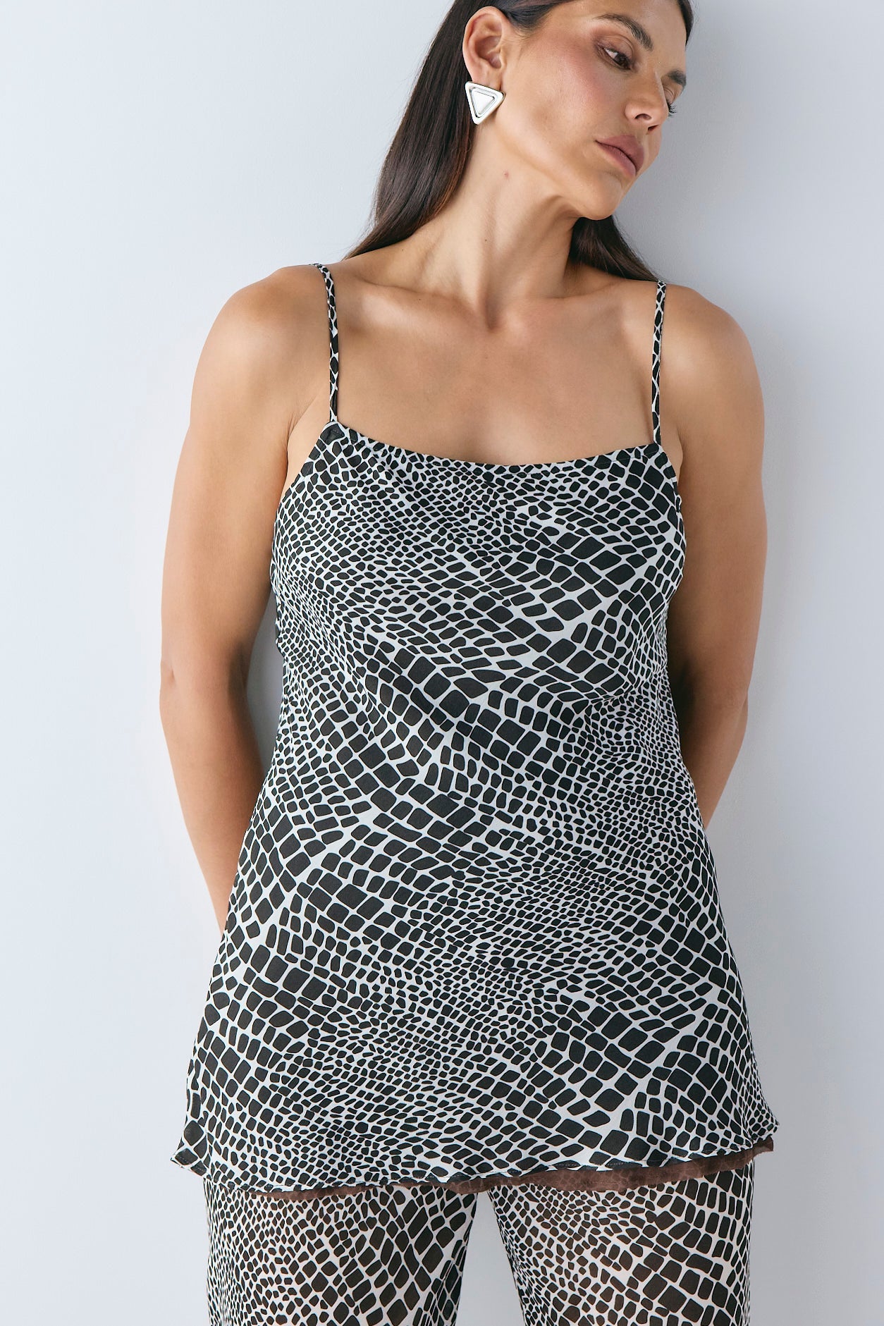 Delia Mini Dress Croc | VRG GRL US