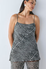 Delia Mini Dress Croc | VRG GRL US