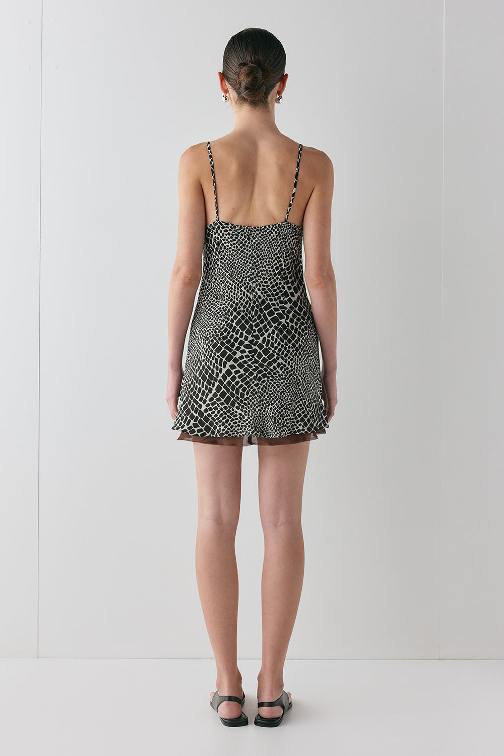 Delia Mini Dress Croc | VRG GRL US