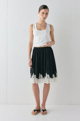 Thea Lace Skirt Black | VRG GRL for sale
