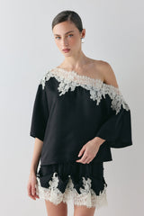 Thea Lace Skirt Black | VRG GRL for sale