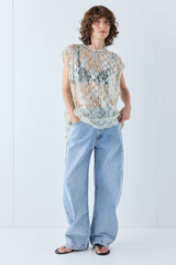 Devyn Sequin Top Lace | VRG GRL discount