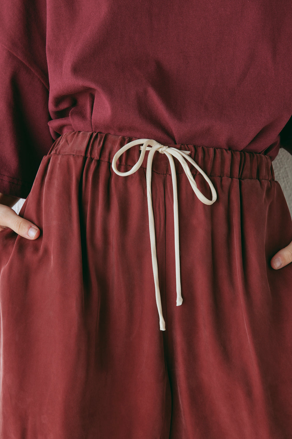 Moonscapes Pants Wine | VRG GRL online
