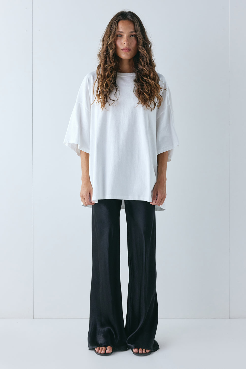 Rae Satin Pants Black | VRG GRL for sale