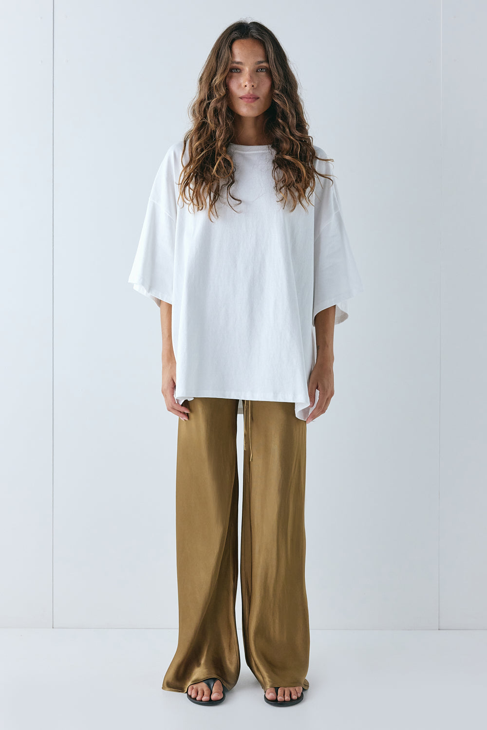 Rae Satin Pants Copper | VRG GRL near me
