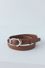 Mali Leather Belt Brown | VRG GRL online
