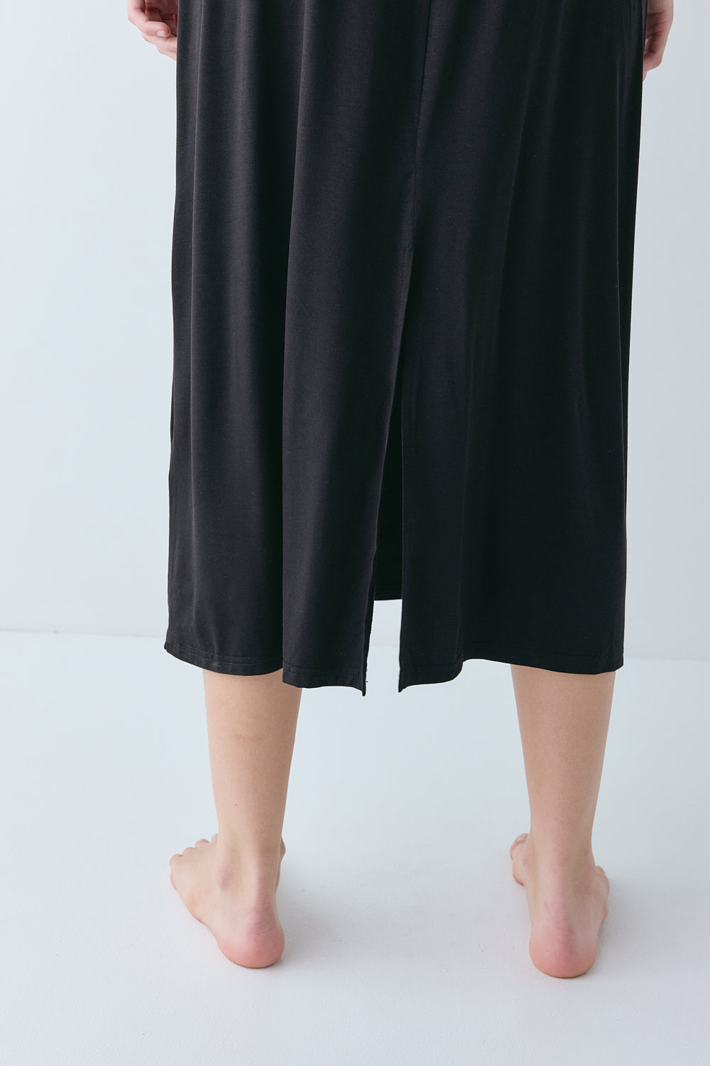 Carrie Midi Slip Dress Black | VRG GRL on sale