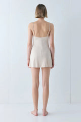 Carrie Mini Slip Dress Nude | VRG GRL near me