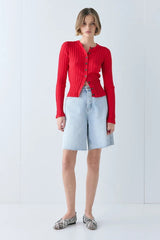 Hattie Knit Top Red | VRG GRL near me